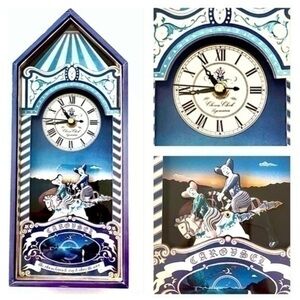 VINTAGE! Koji Murai Clown Museum Clock - Music Box!